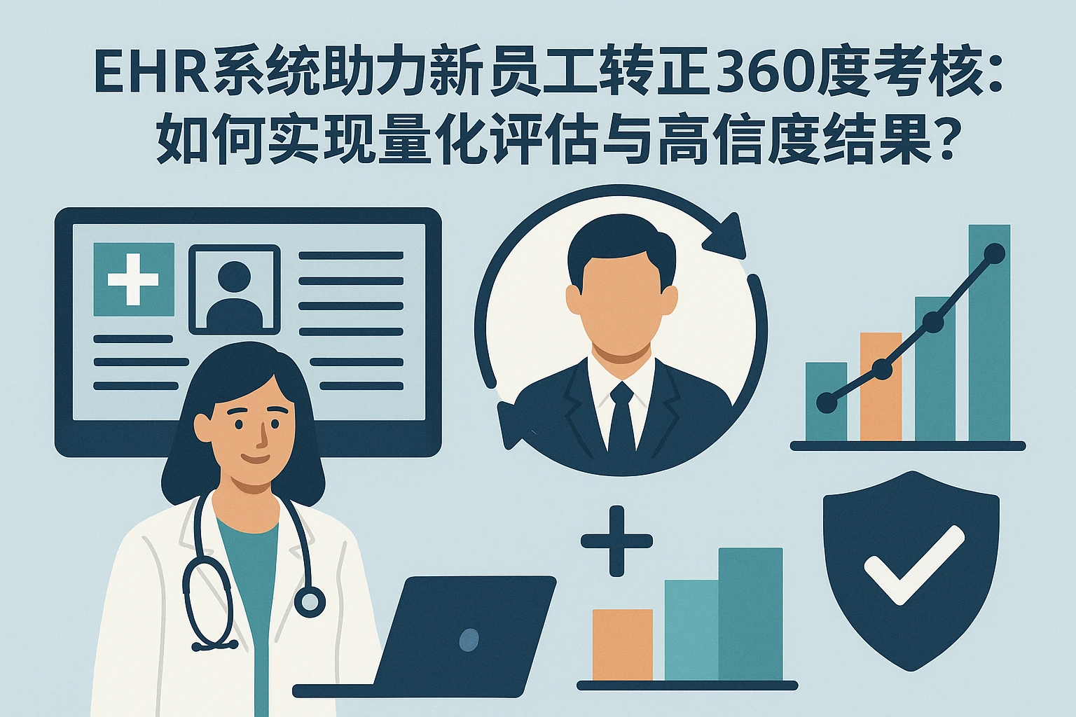 EHR系统助力新员工转正360度考核：如何实现量化评估与高信度结果？