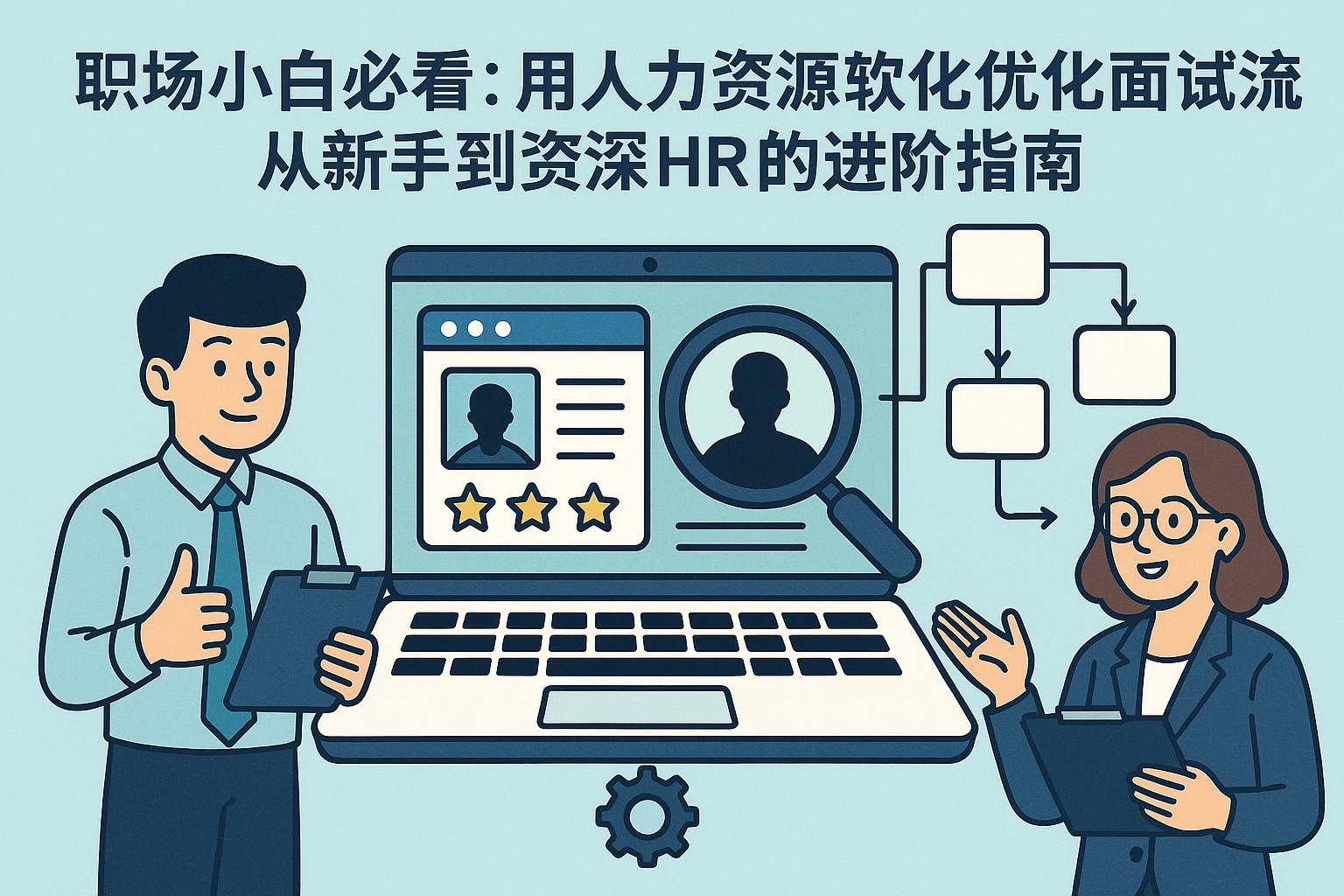 职场小白必看：用人力资源软件优化面试流程，从新手到资深HR的进阶指南