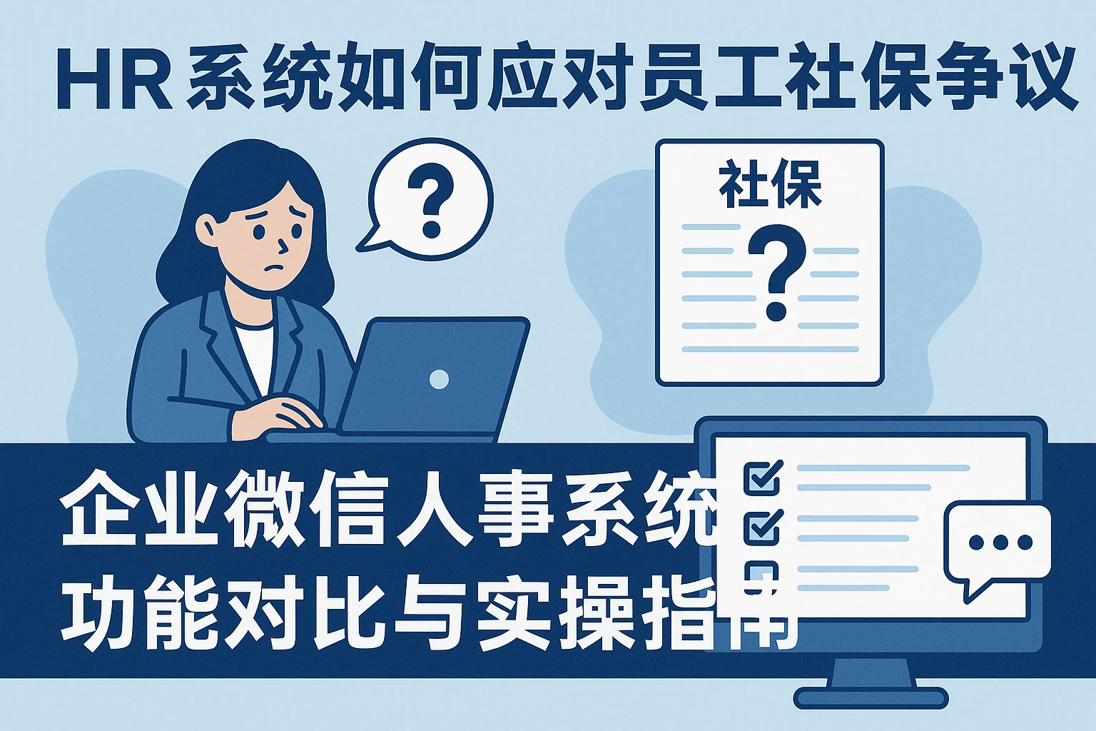 HR系统如何应对员工社保争议？企业微信人事系统功能对比与实操指南