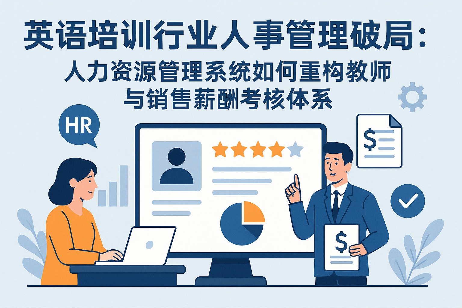 英语培训行业人事管理破局：人力资源管理系统如何重构教师与销售薪酬考核体系