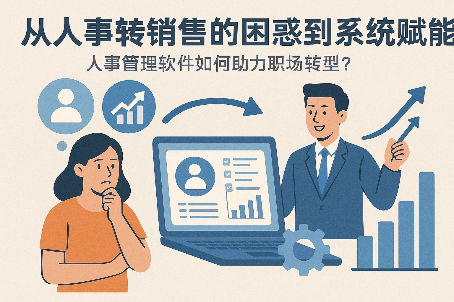 从人事转销售的困惑到系统赋能：人事管理软件如何助力职场转型？