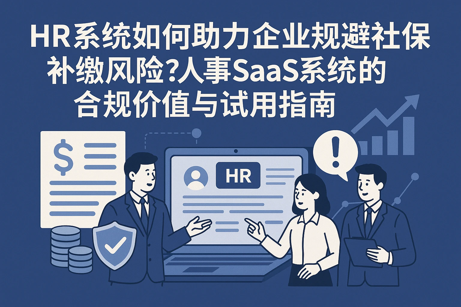 HR系统如何助力企业规避社保补缴风险？人事SaaS系统的合规价值与试用指南