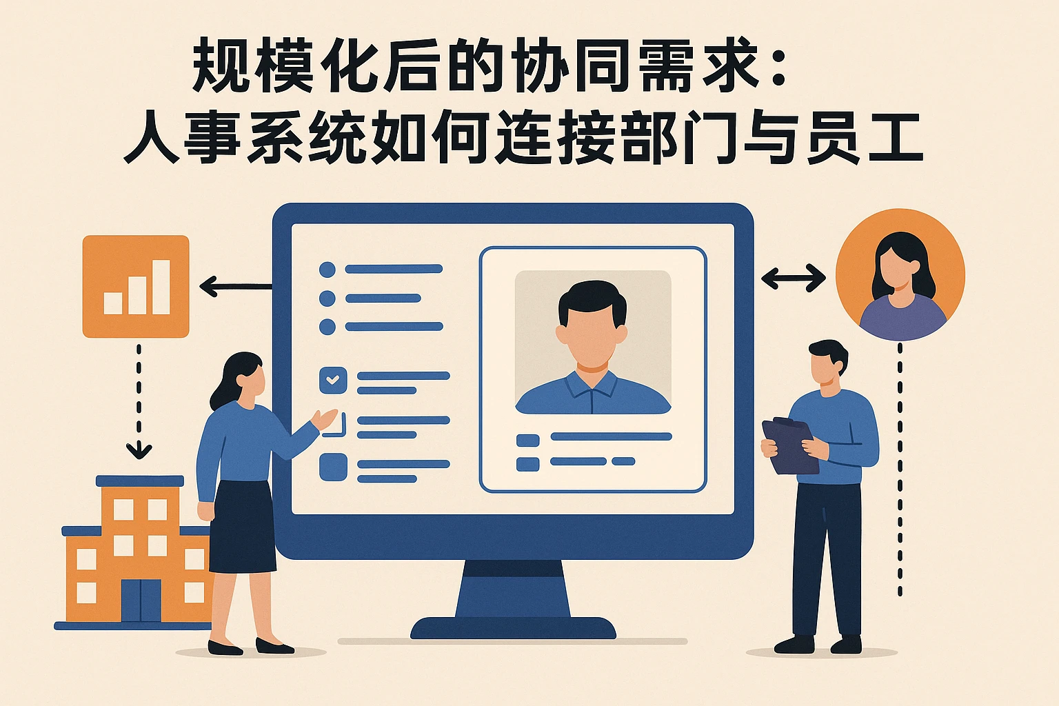 2. 规模化后的协同需求：人事系统如何连接部门与员工