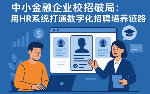 中小金融企业校招破局：用HR系统打通数字化招聘培养链路