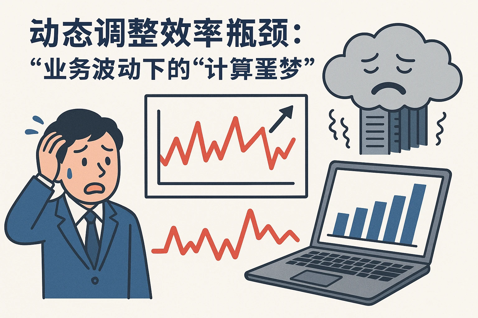 2. 动态调整效率瓶颈：业务波动下的“计算噩梦”