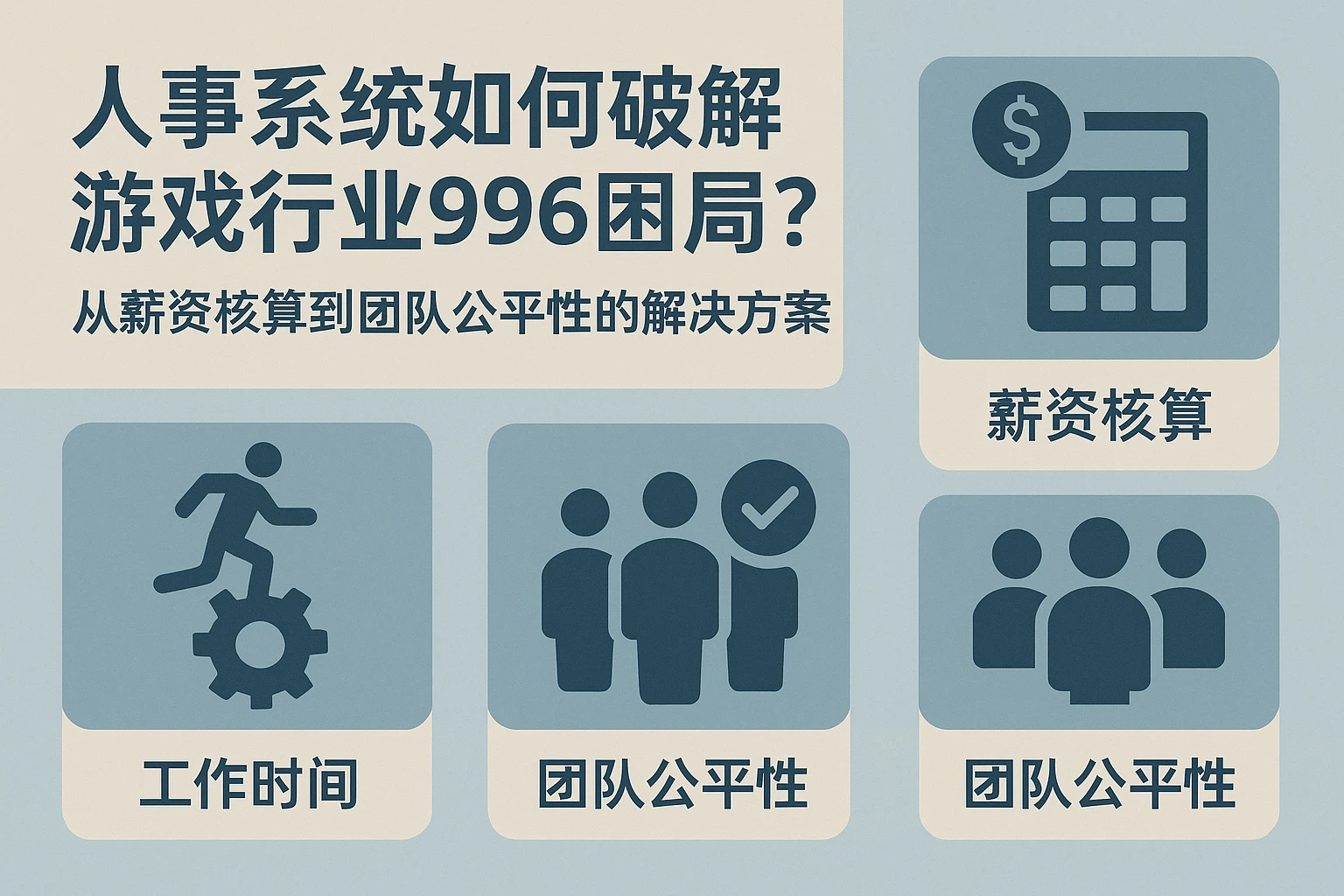 人事系统如何破解游戏行业996困局？从薪资核算到团队公平性的解决方案