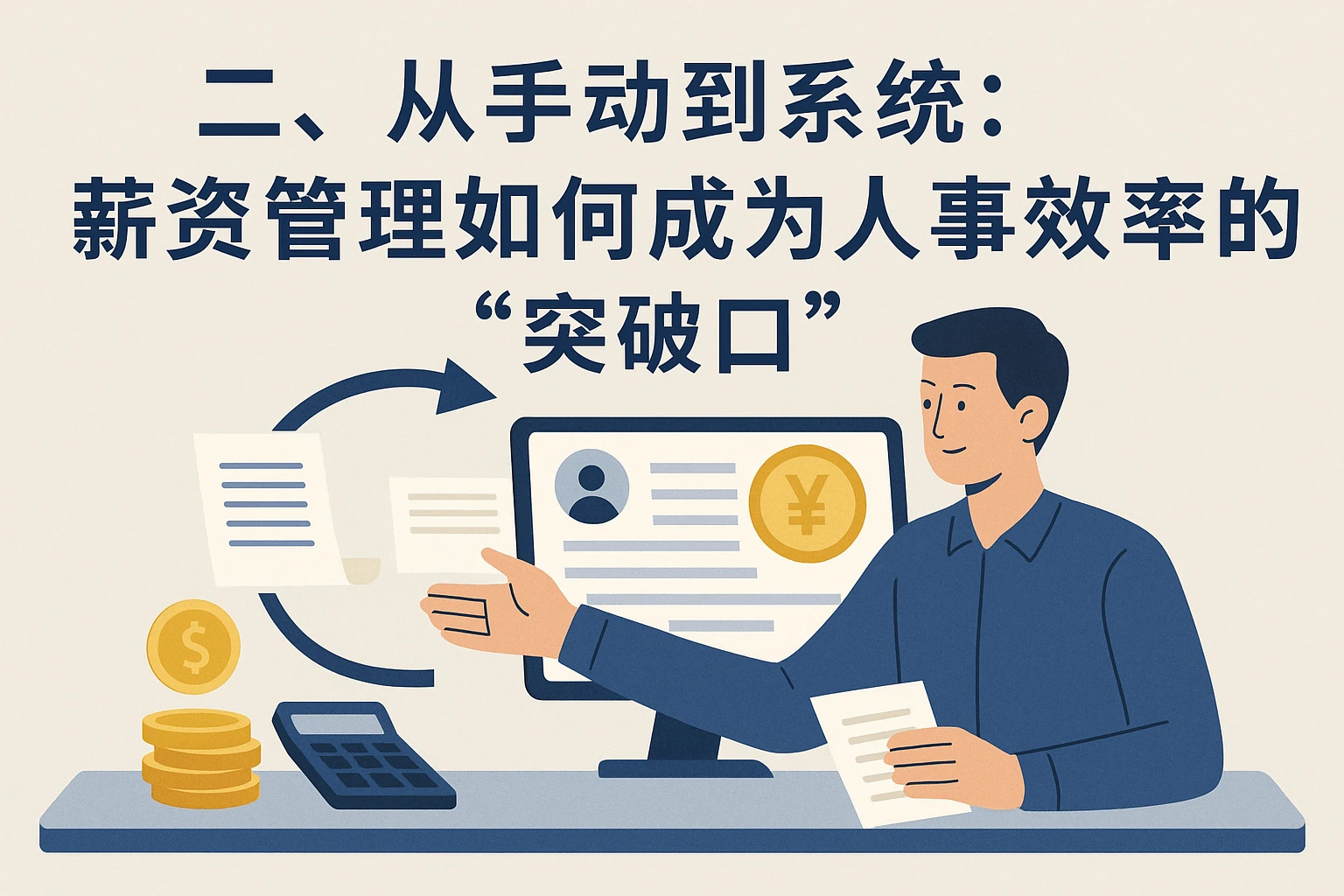 二、从手动到系统：薪资管理如何成为人事效率的“突破口”