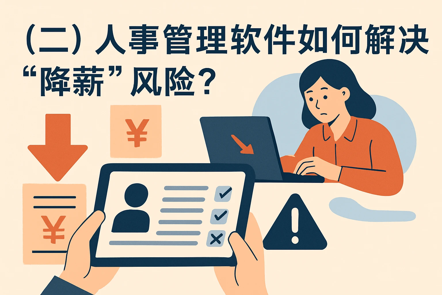 （二）人事管理软件如何解决“降薪”风险？