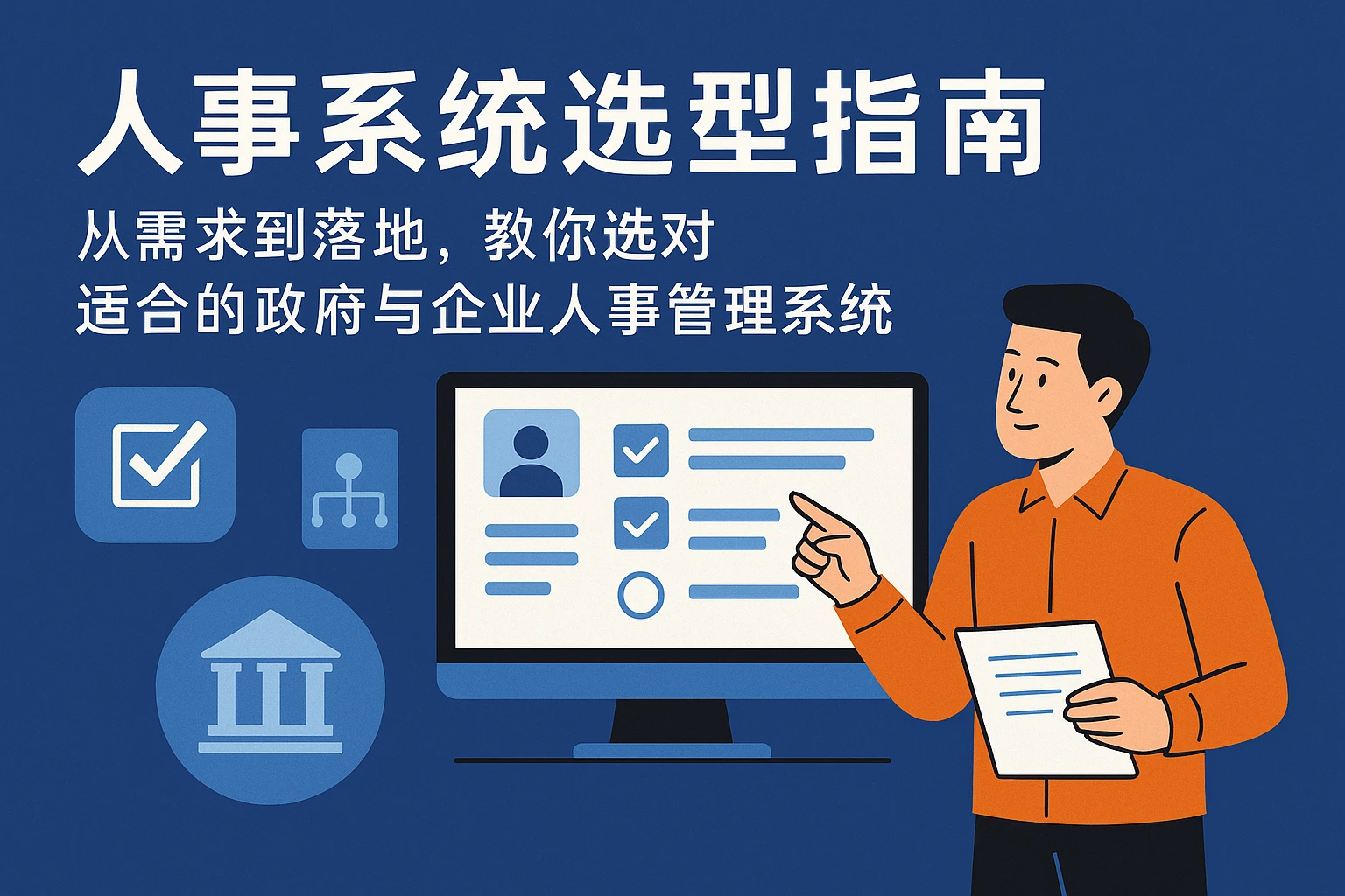 人事系统选型指南：从需求到落地，教你选对适合的政府与企业人事管理系统