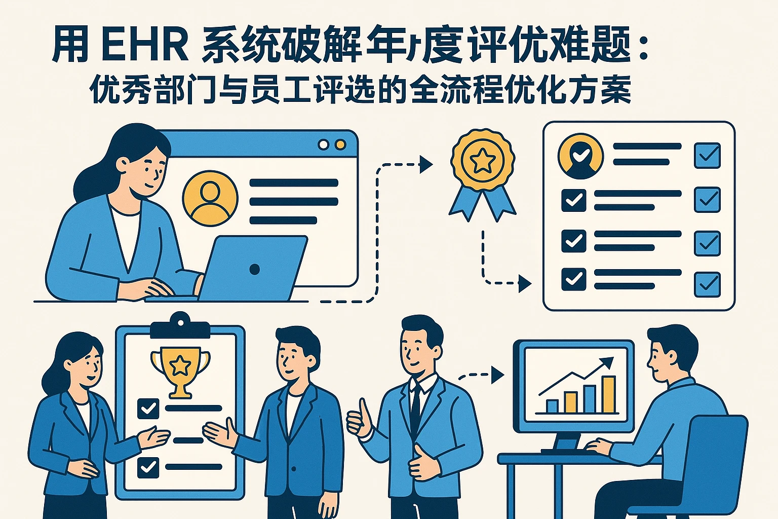 用EHR系统破解年底评优难题：优秀部门与员工评选的全流程优化方案