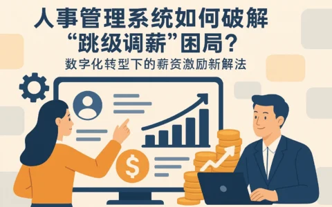 人事管理系统如何破解“跳级调薪”困局？——数字化转型下的薪资激励新解法