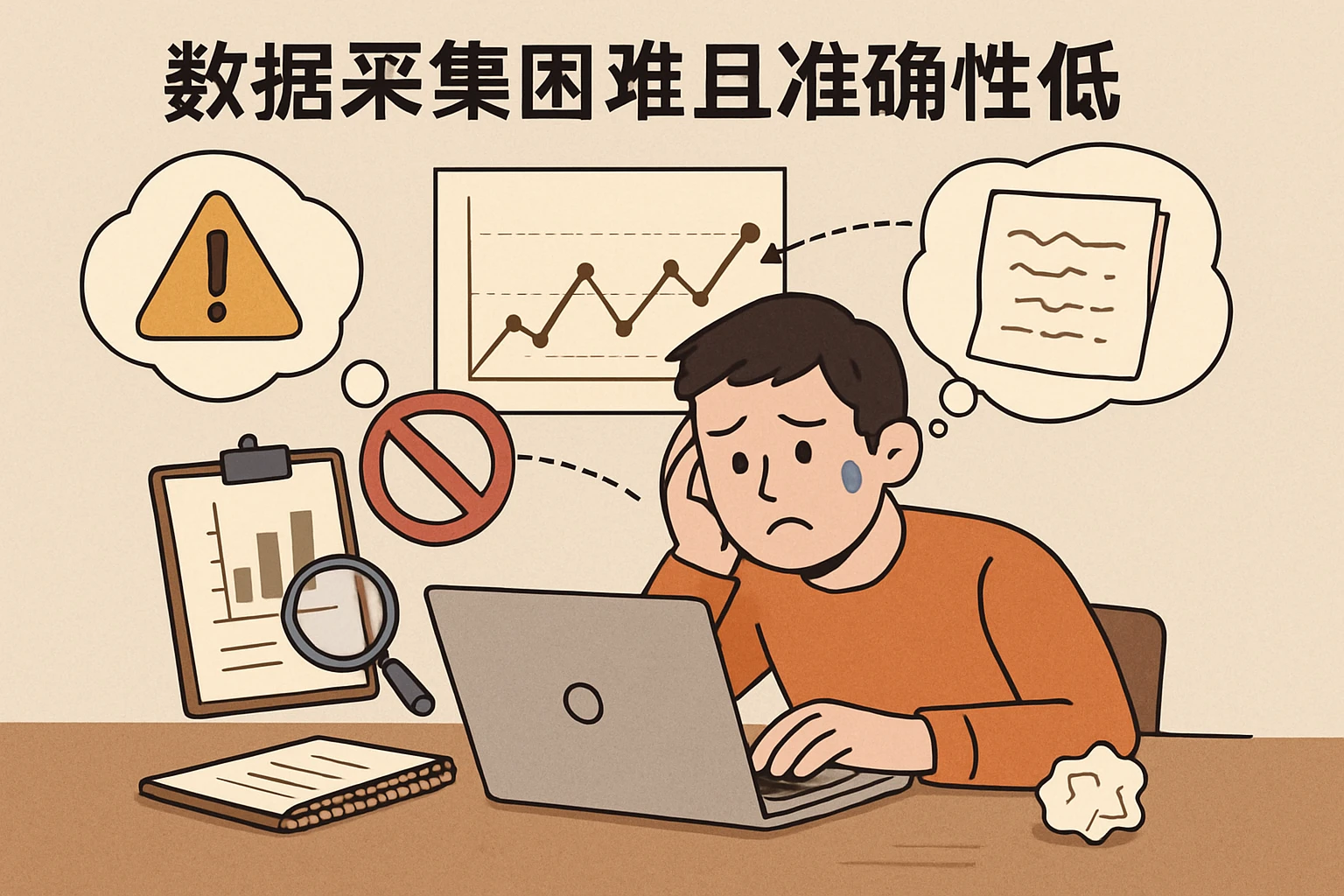 2. 数据采集困难且准确性低