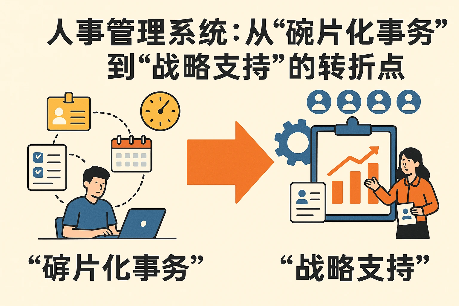 人事管理系统：从“碎片化事务”到“战略支持”的转折点