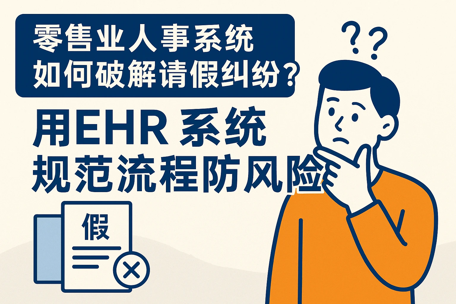 零售业人事系统如何破解请假纠纷？用EHR系统规范流程防风险
