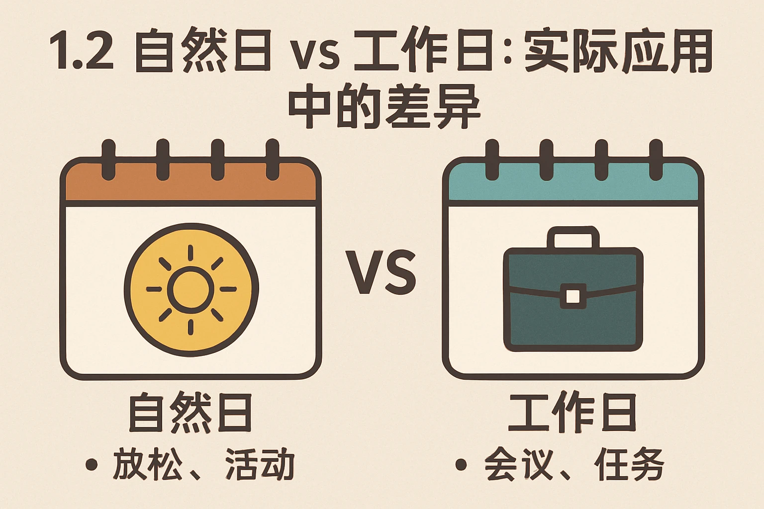 1.2 自然日vs工作日：实际应用中的差异