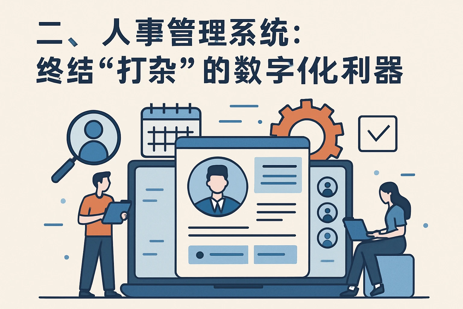 二、人事管理系统：终结“打杂”的数字化利器