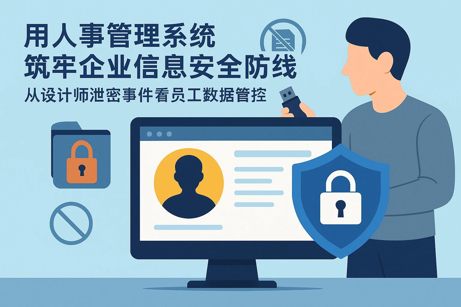 用人事管理系统筑牢企业信息安全防线：从设计师泄密事件看员工数据管控