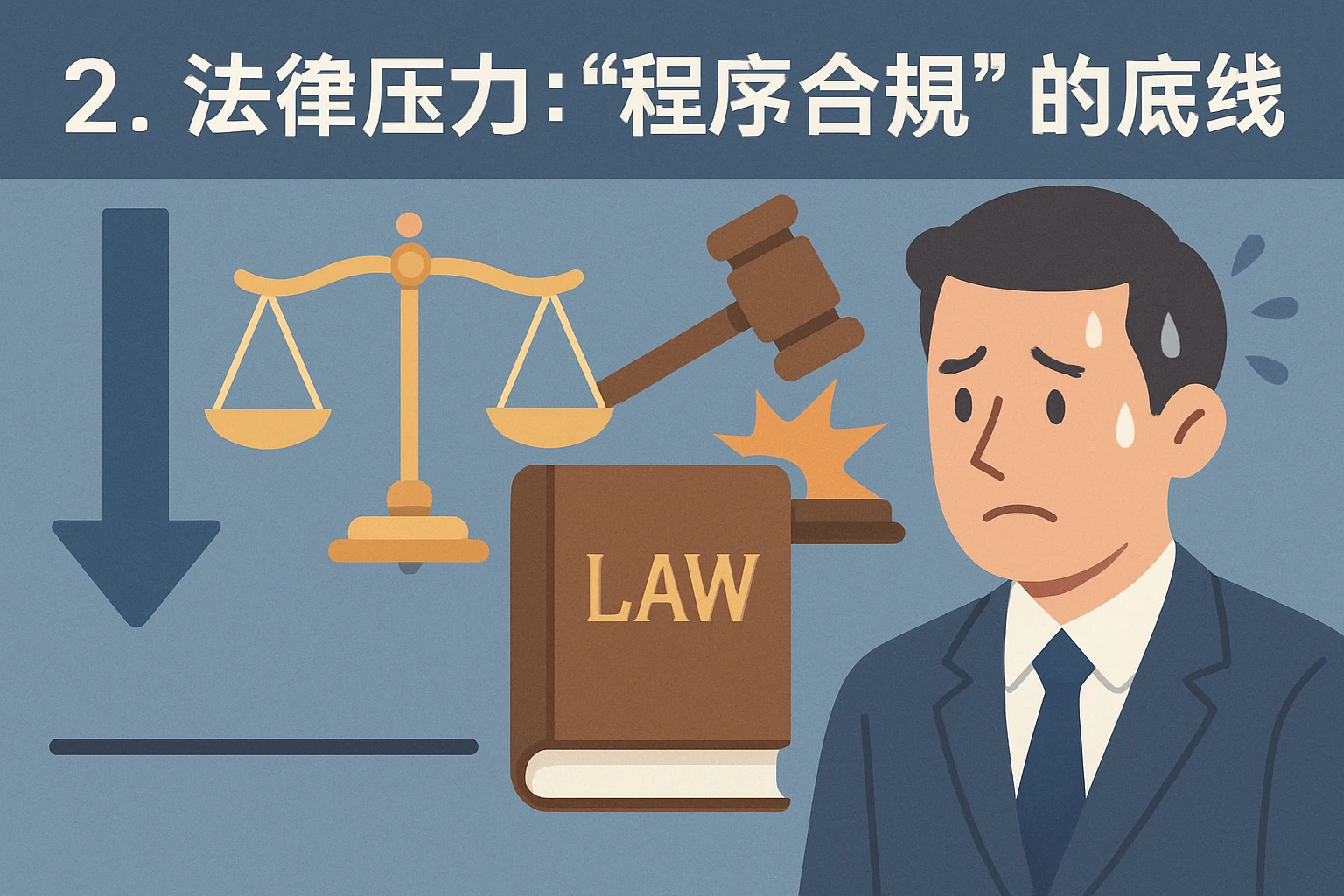 2. 法律压力：“程序合规”的底线