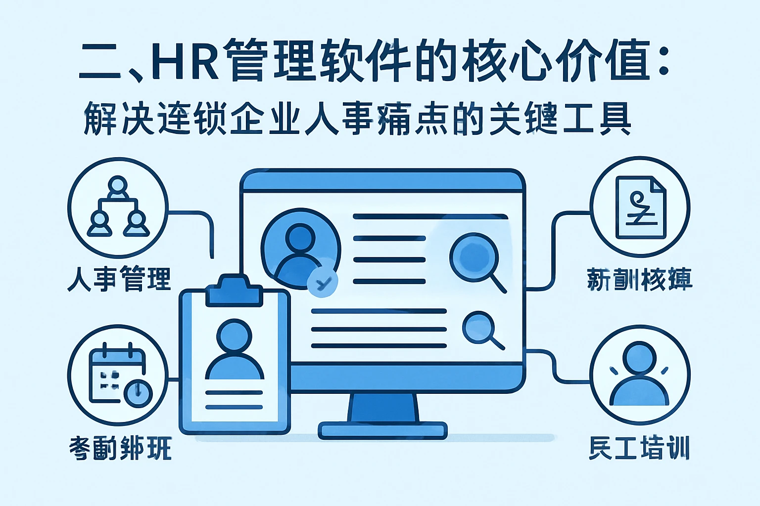 二、HR管理软件的核心价值：解决连锁企业人事痛点的关键工具