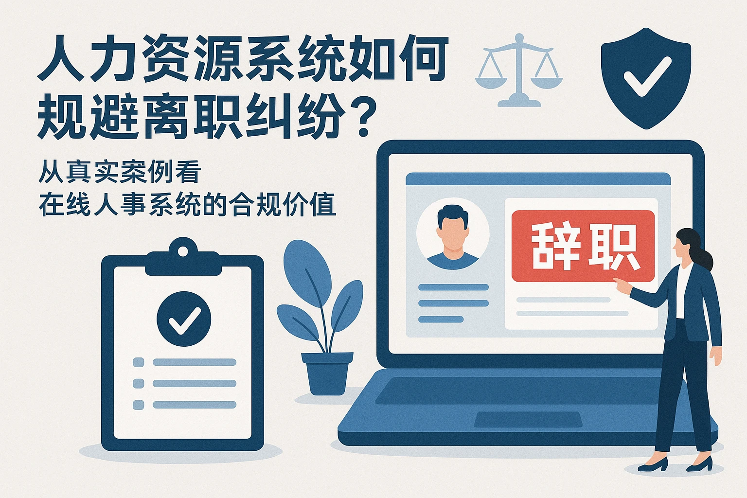 人力资源系统如何规避离职纠纷？从真实案例看在线人事系统的合规价值