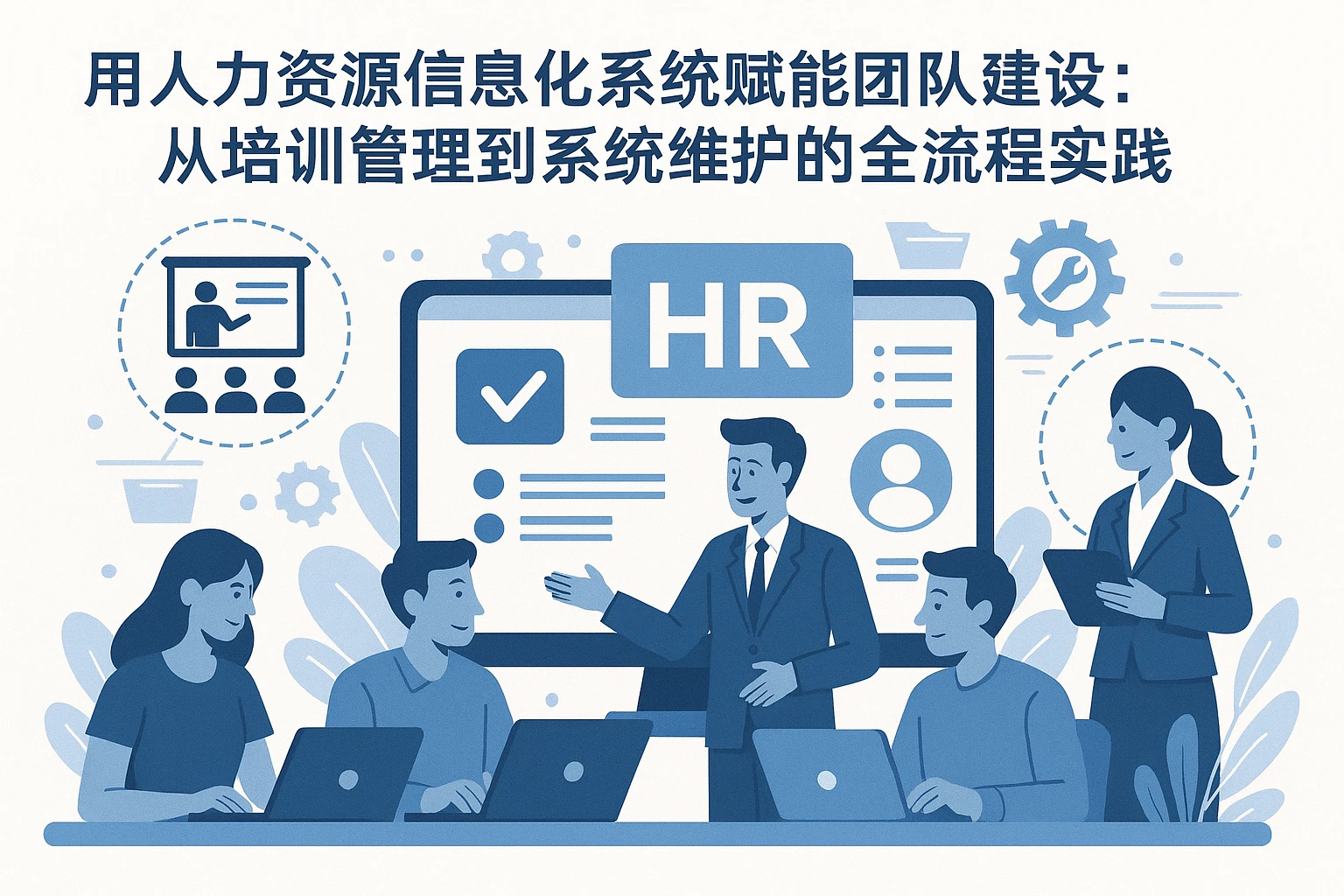 用人力资源信息化系统赋能团队建设：从培训管理到系统维护的全流程实践
