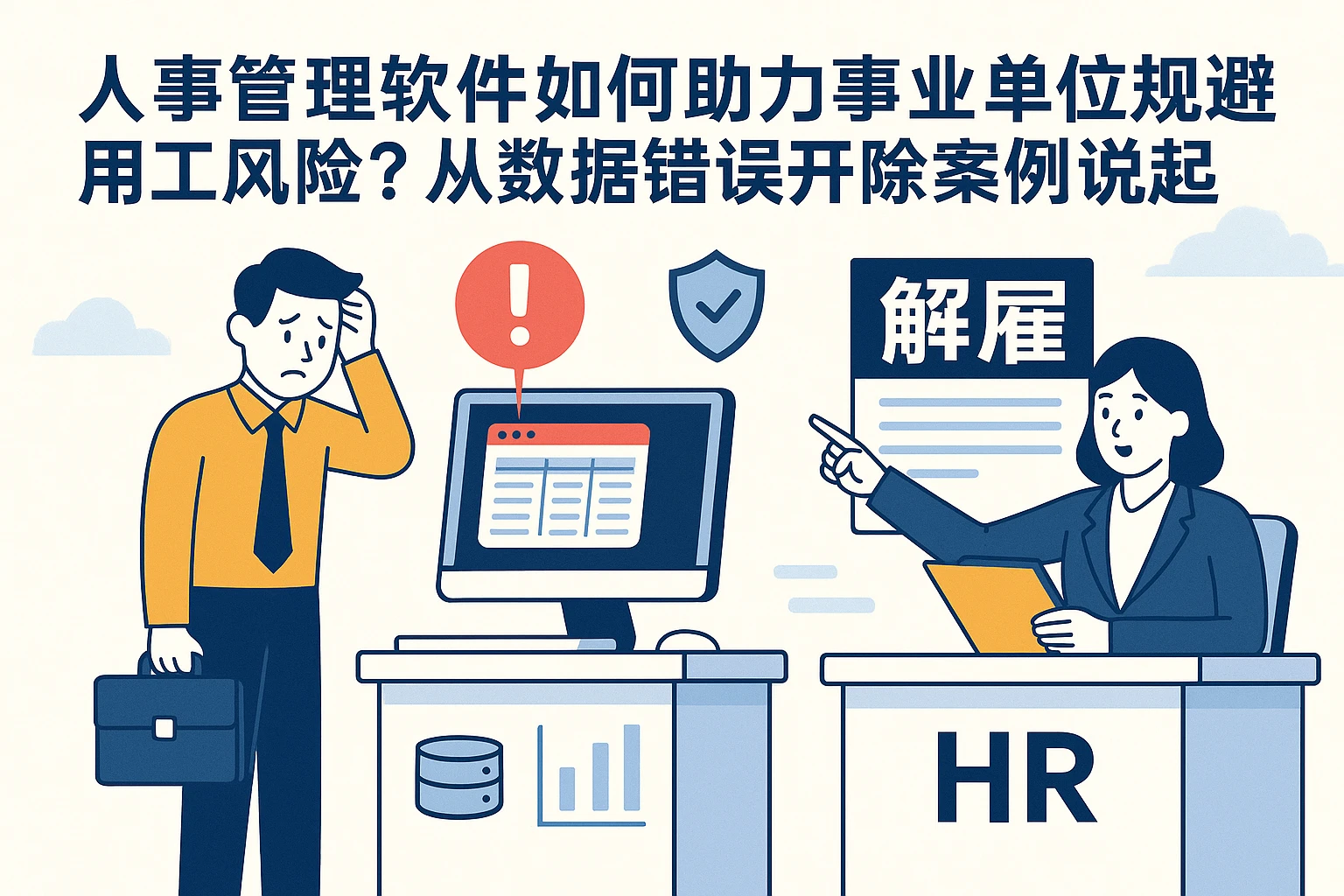 人事管理软件如何助力事业单位规避用工风险？从数据错误开除案例说起