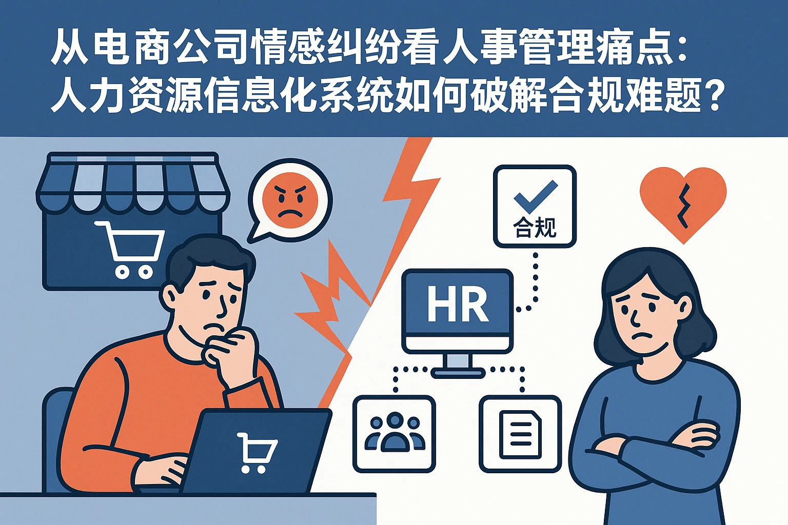 从电商公司情感纠纷看人事管理痛点：人力资源信息化系统如何破解合规难题？