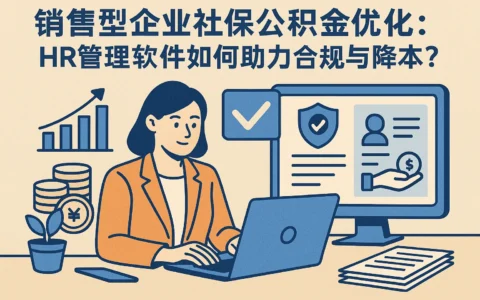 销售型企业社保公积金优化：HR管理软件如何助力合规与降本？