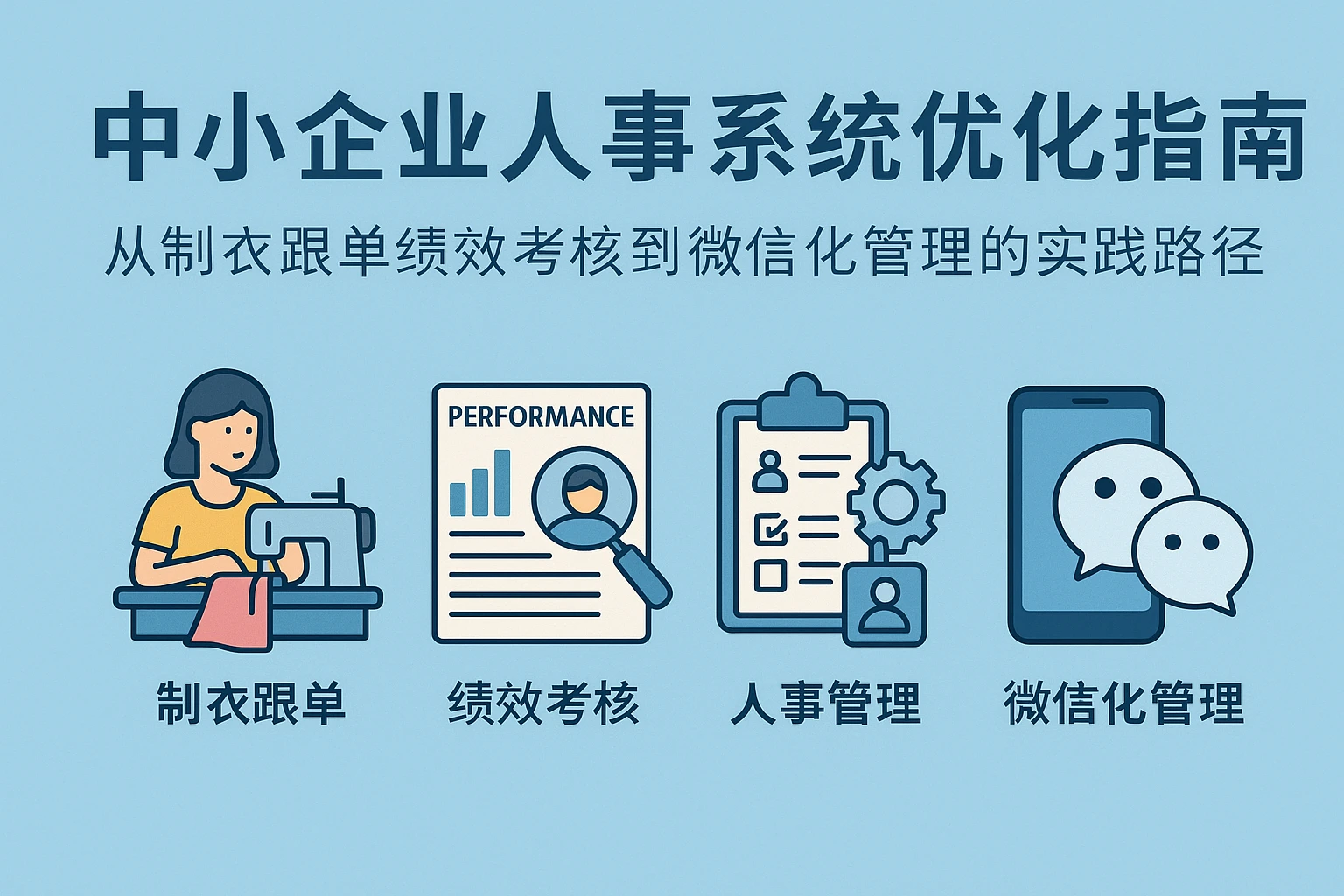 中小企业人事系统优化指南：从制衣跟单绩效考核到微信化管理的实践路径