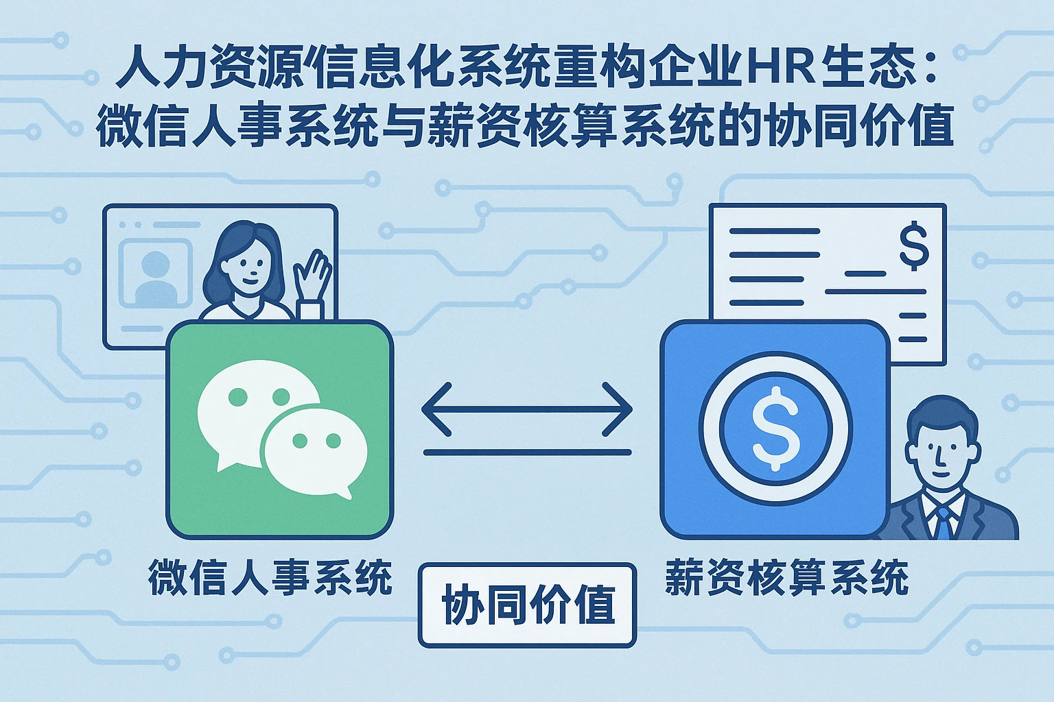 人力资源信息化系统重构企业HR生态：微信人事系统与薪资核算系统的协同价值
