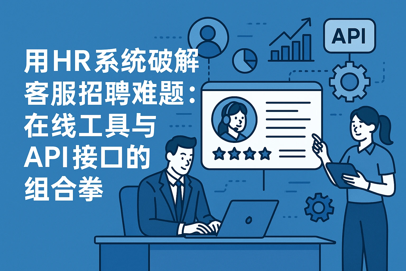 用HR系统破解客服招聘难题：在线工具与API接口的组合拳