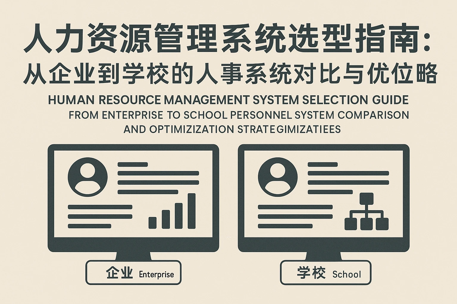 人力资源管理系统选型指南：从企业到学校的人事系统对比与优化策略