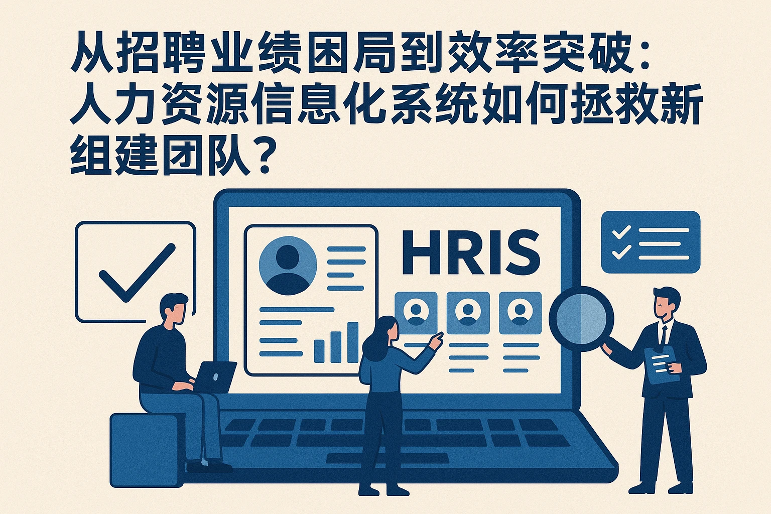 从招聘业绩困局到效率突破：人力资源信息化系统如何拯救新组建团队？