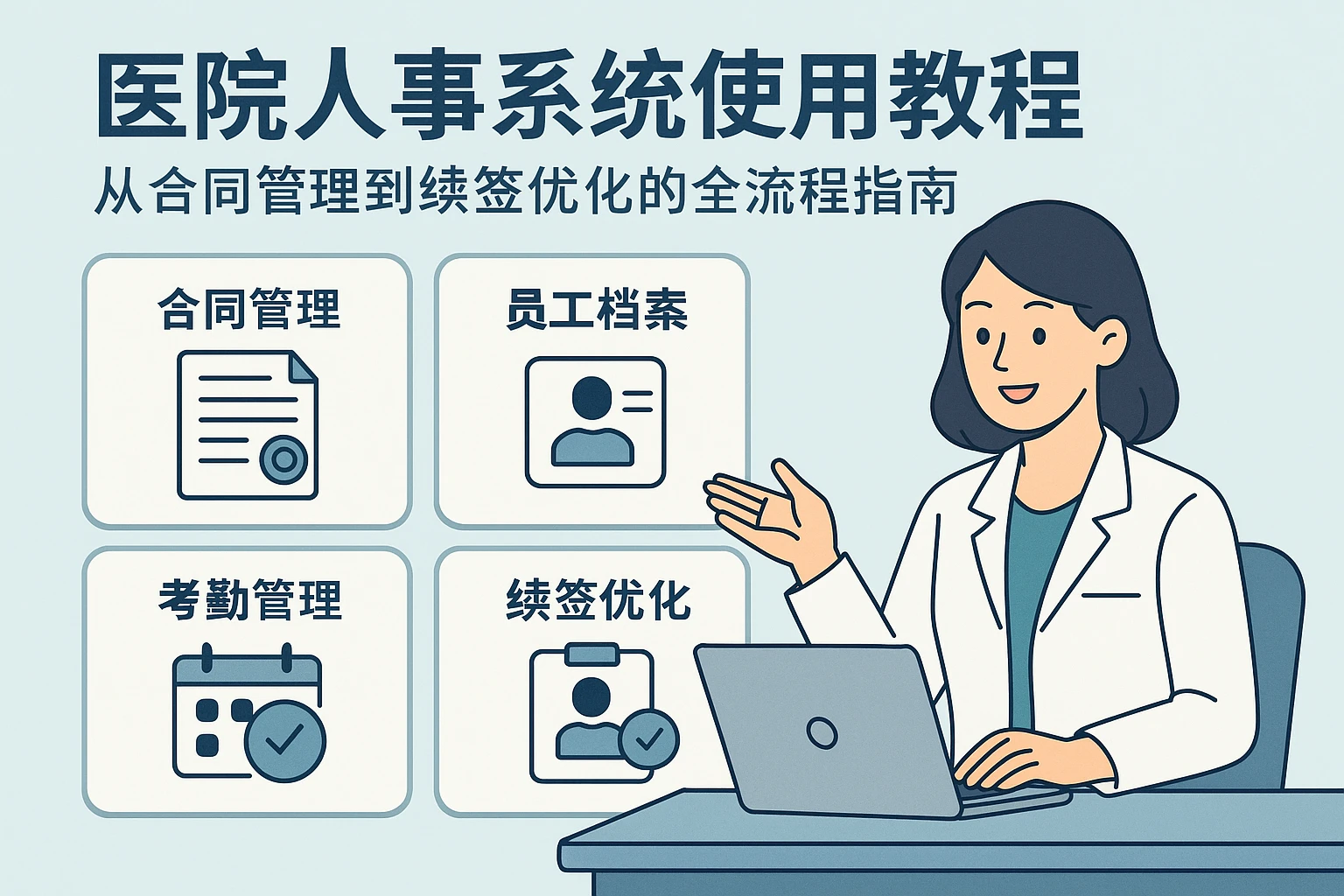 医院人事系统使用教程：从合同管理到续签优化的全流程指南