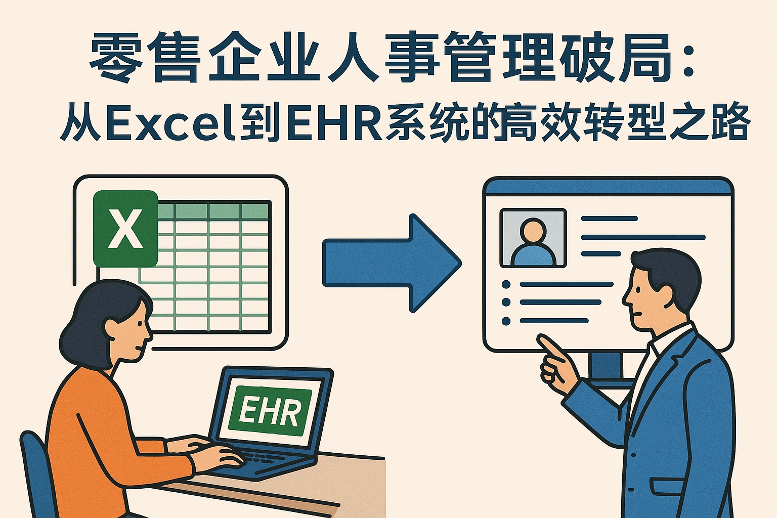 零售企业人事管理破局：从Excel到EHR系统的高效转型之路