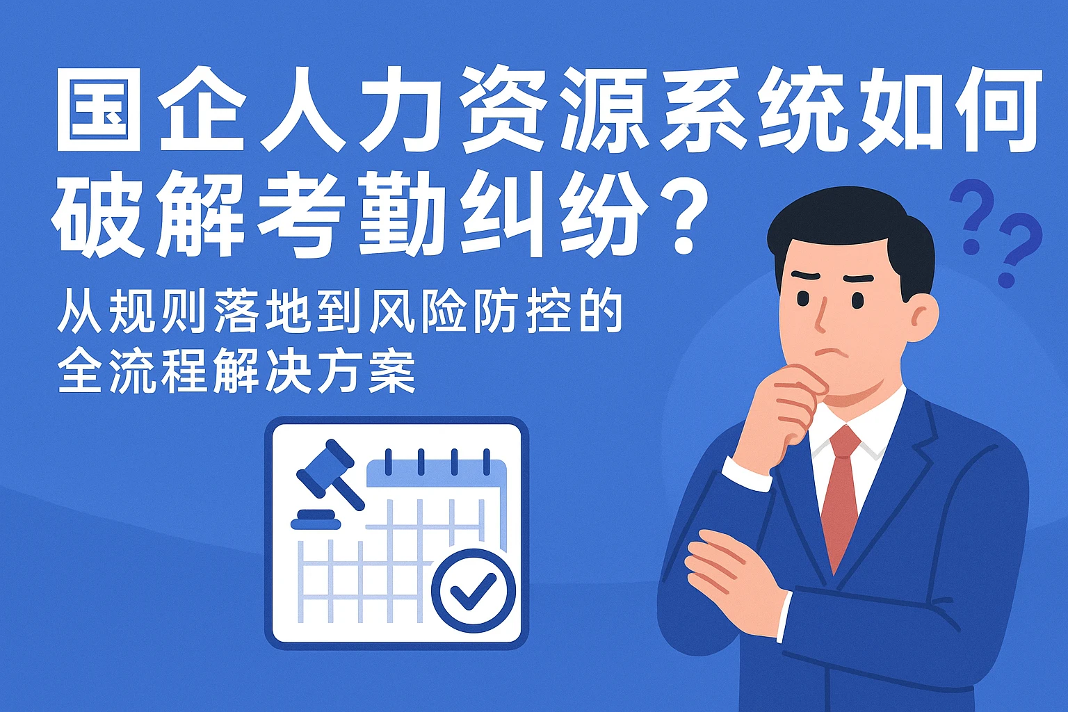 国企人力资源系统如何破解考勤纠纷？从规则落地到风险防控的全流程解决方案
