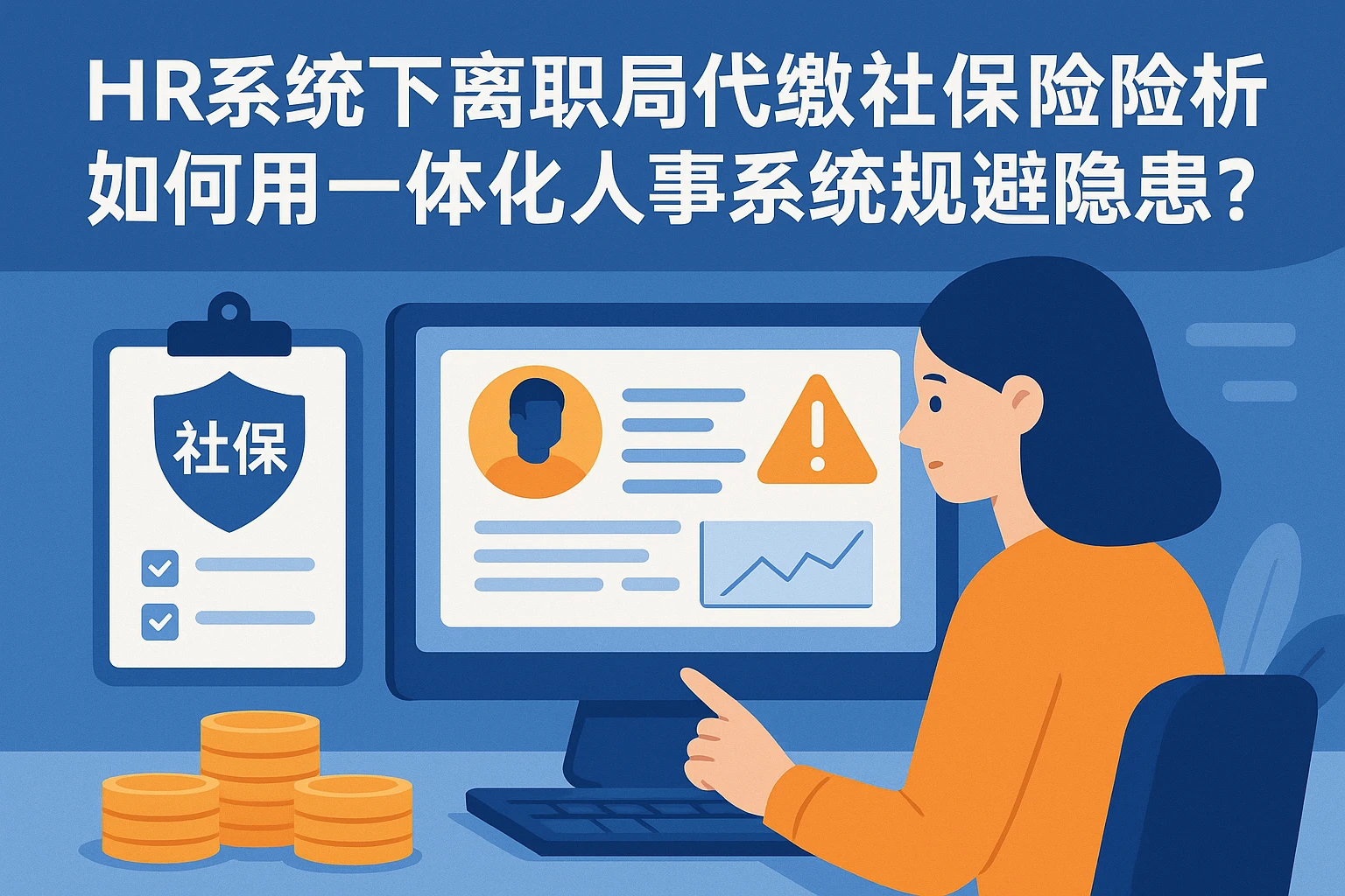 HR系统视角下离职员工代缴社保风险解析：如何用一体化人事系统规避隐患？