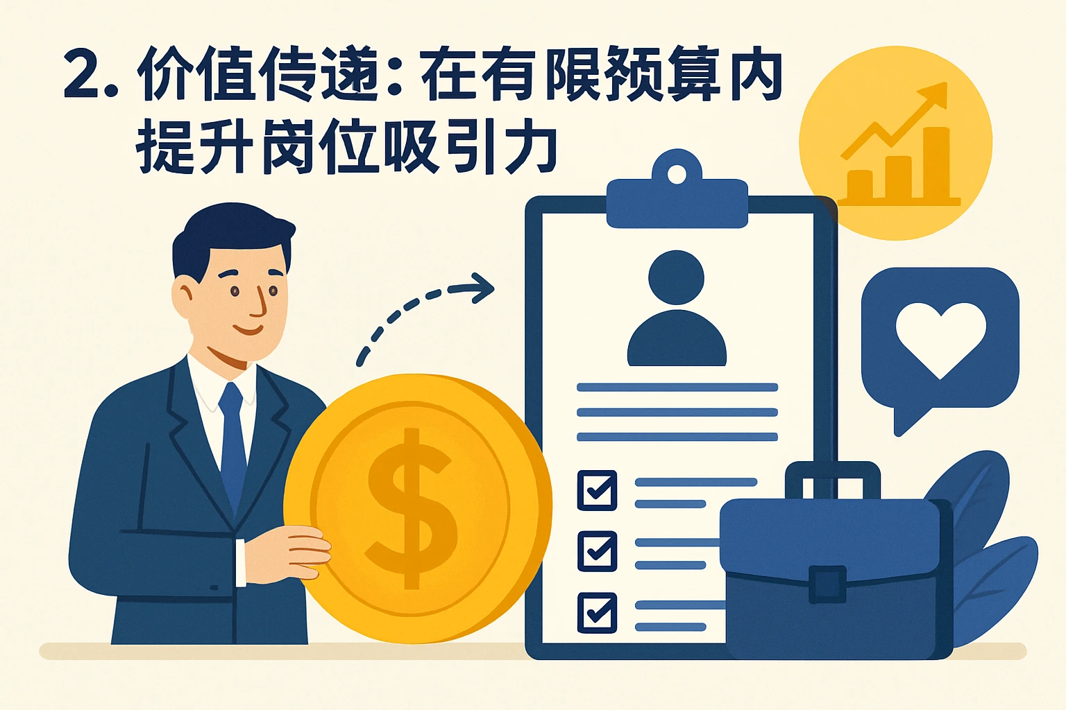 2. 价值传递：在有限预算内提升岗位吸引力