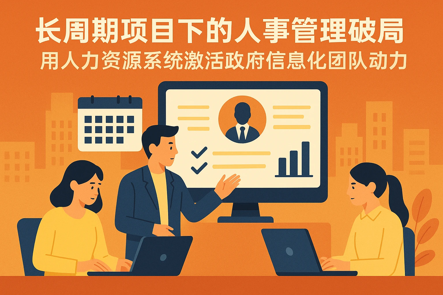 长周期项目下的人事管理破局：用人力资源系统激活政府信息化团队动力