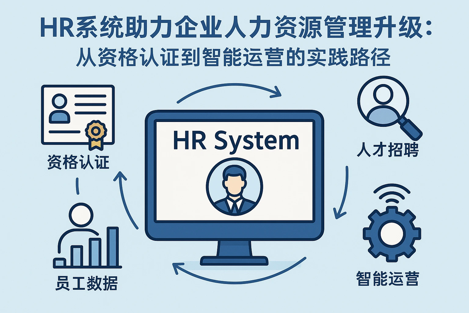 HR系统助力企业人力资源管理升级：从资格认证到智能运营的实践路径
