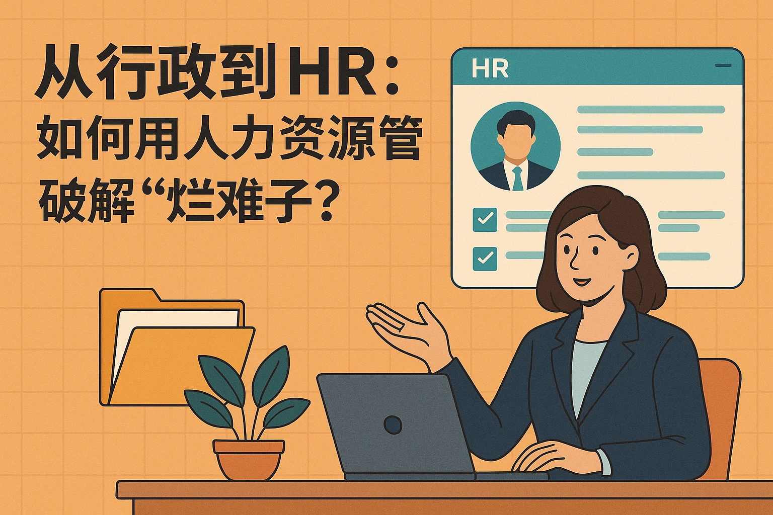 从行政转人事：如何用人力资源管理系统破解“烂摊子”？