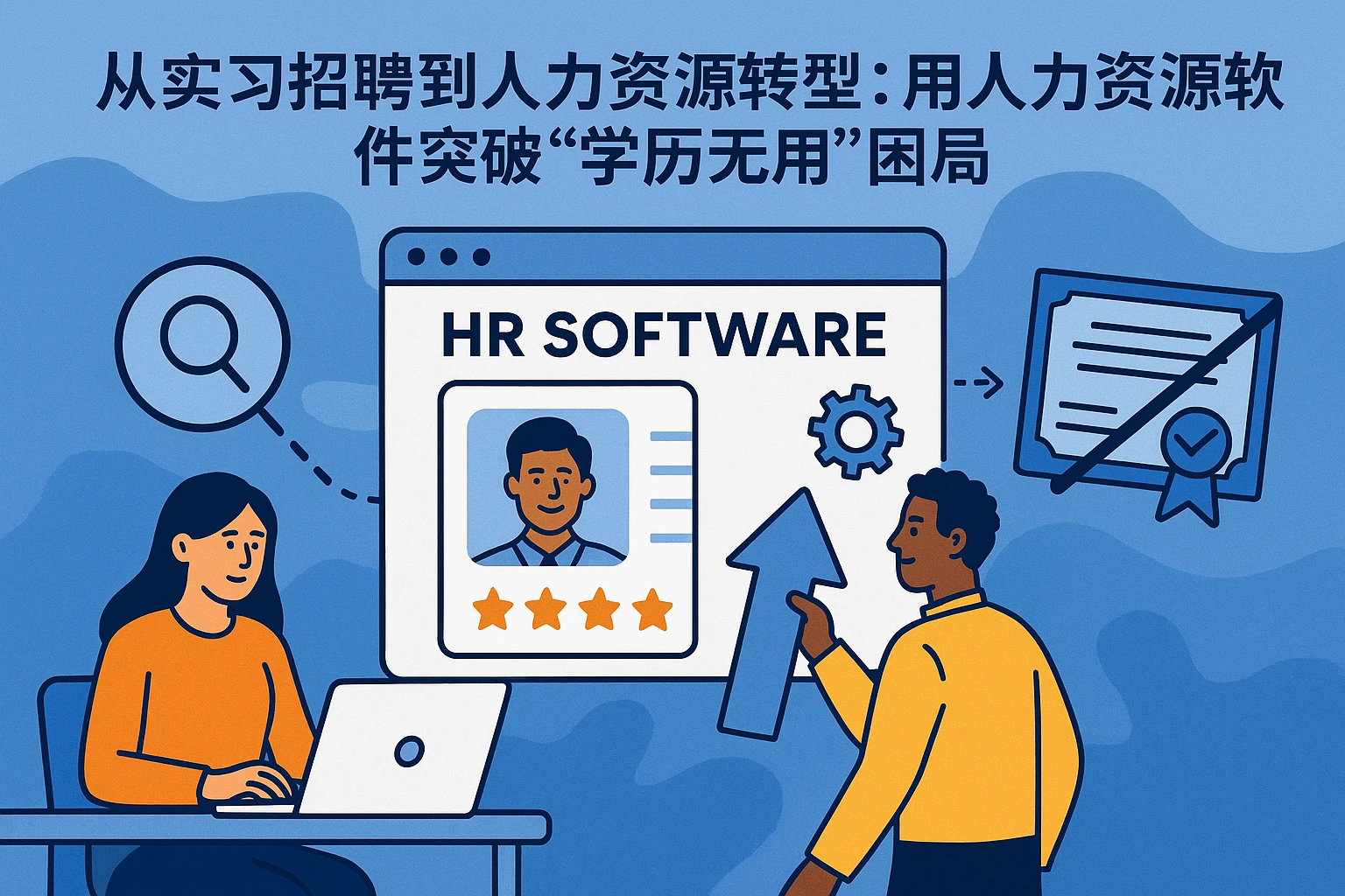 从实习招聘到人力资源转型：用人力资源软件突破“学历无用”困局