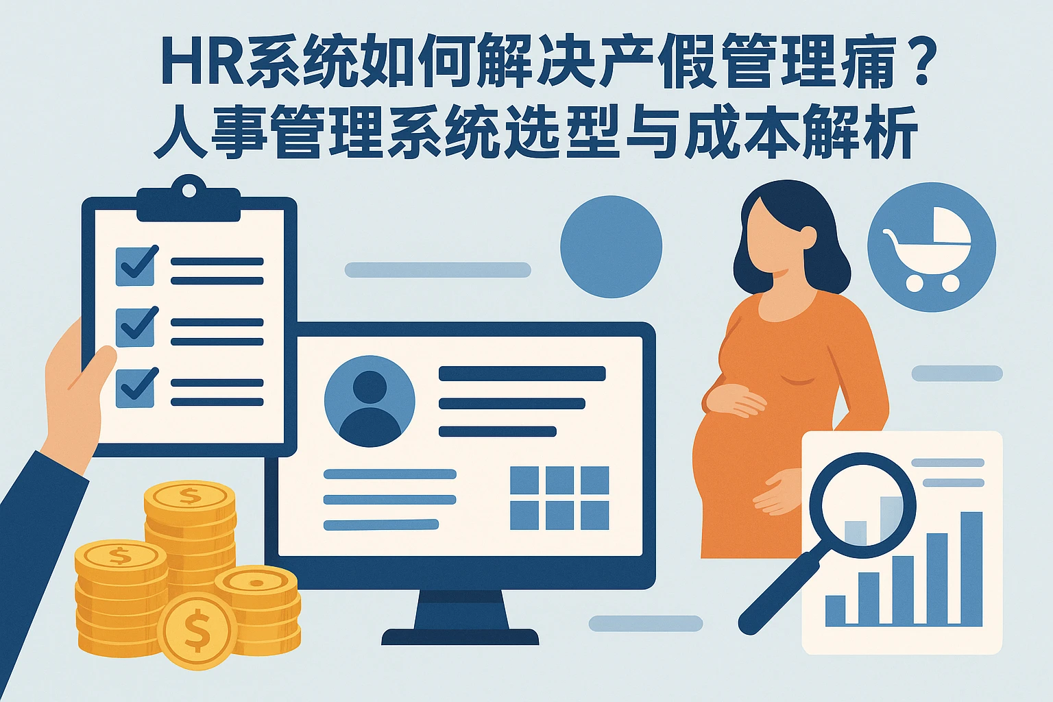 HR系统如何解决产假管理痛点？人事管理系统选型与成本解析