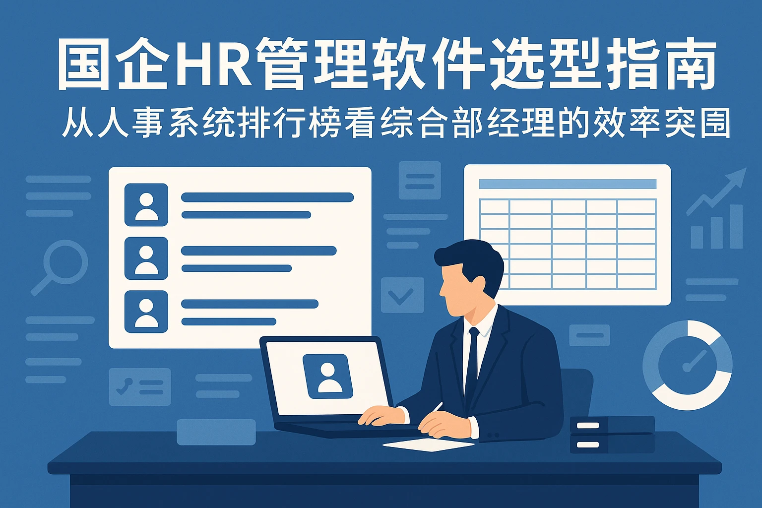 国企HR管理软件选型指南：从人事系统排行榜看综合部经理的效率突围