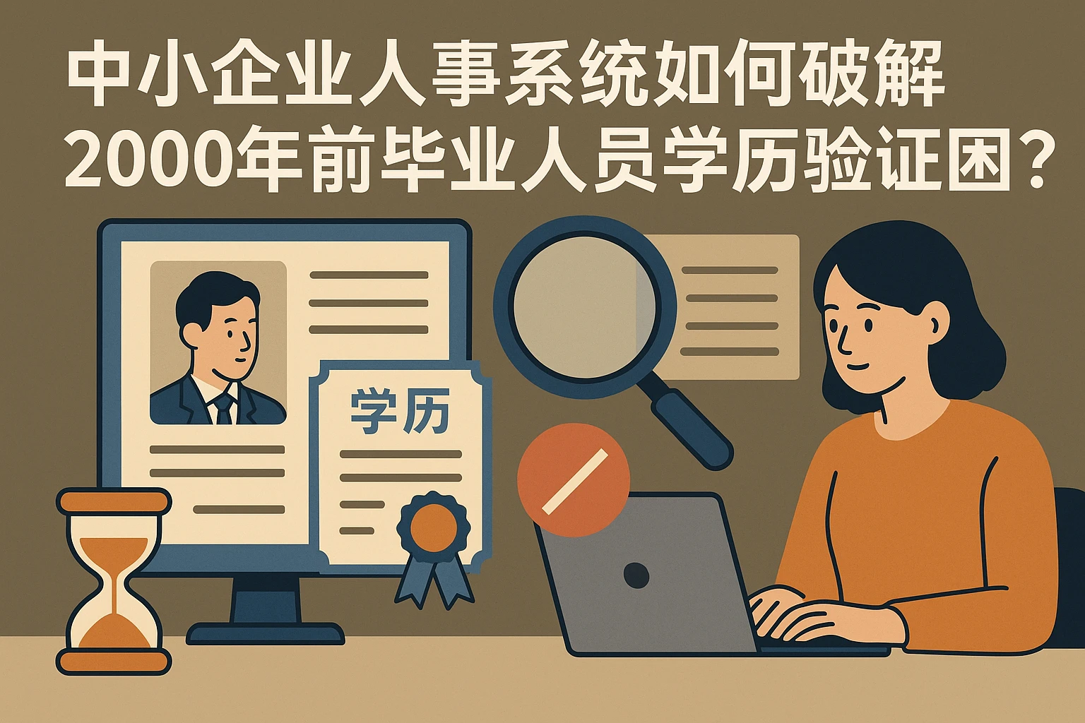 中小企业人事系统如何破解2000年前毕业人员学历验证困局？