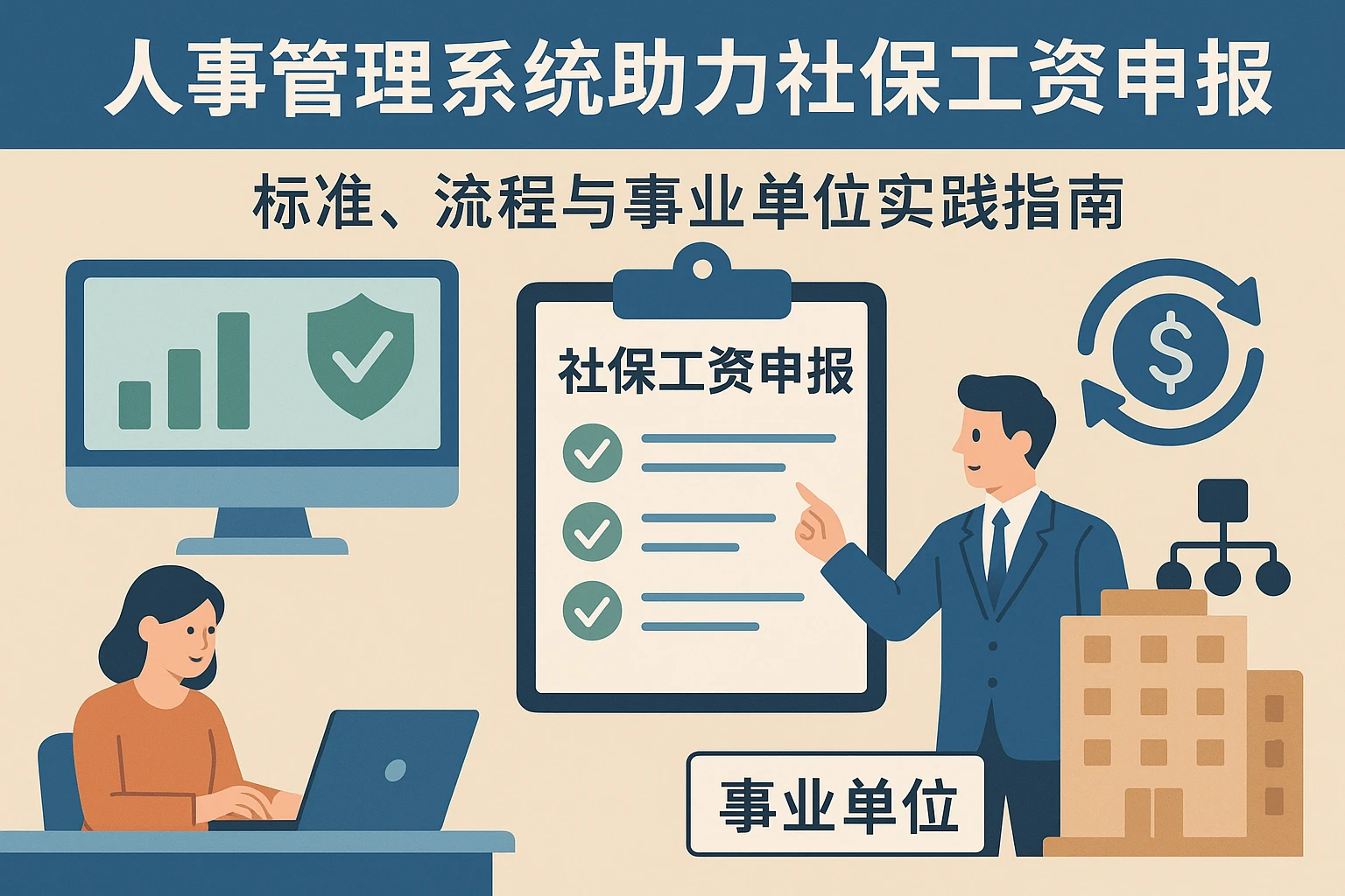 人事管理系统助力社保工资申报：标准、流程与事业单位实践指南