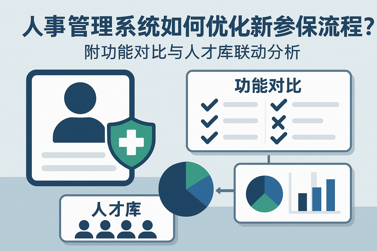 人事管理系统如何优化新参保流程？附功能对比与人才库联动分析