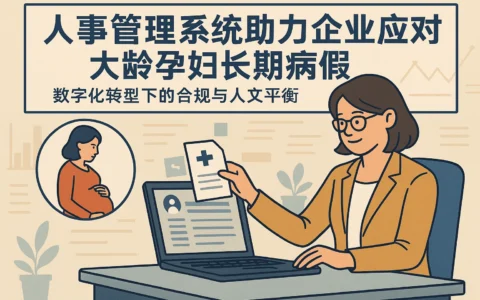 人事管理系统助力企业应对大龄孕妇长期病假：数字化转型下的合规与人文平衡
