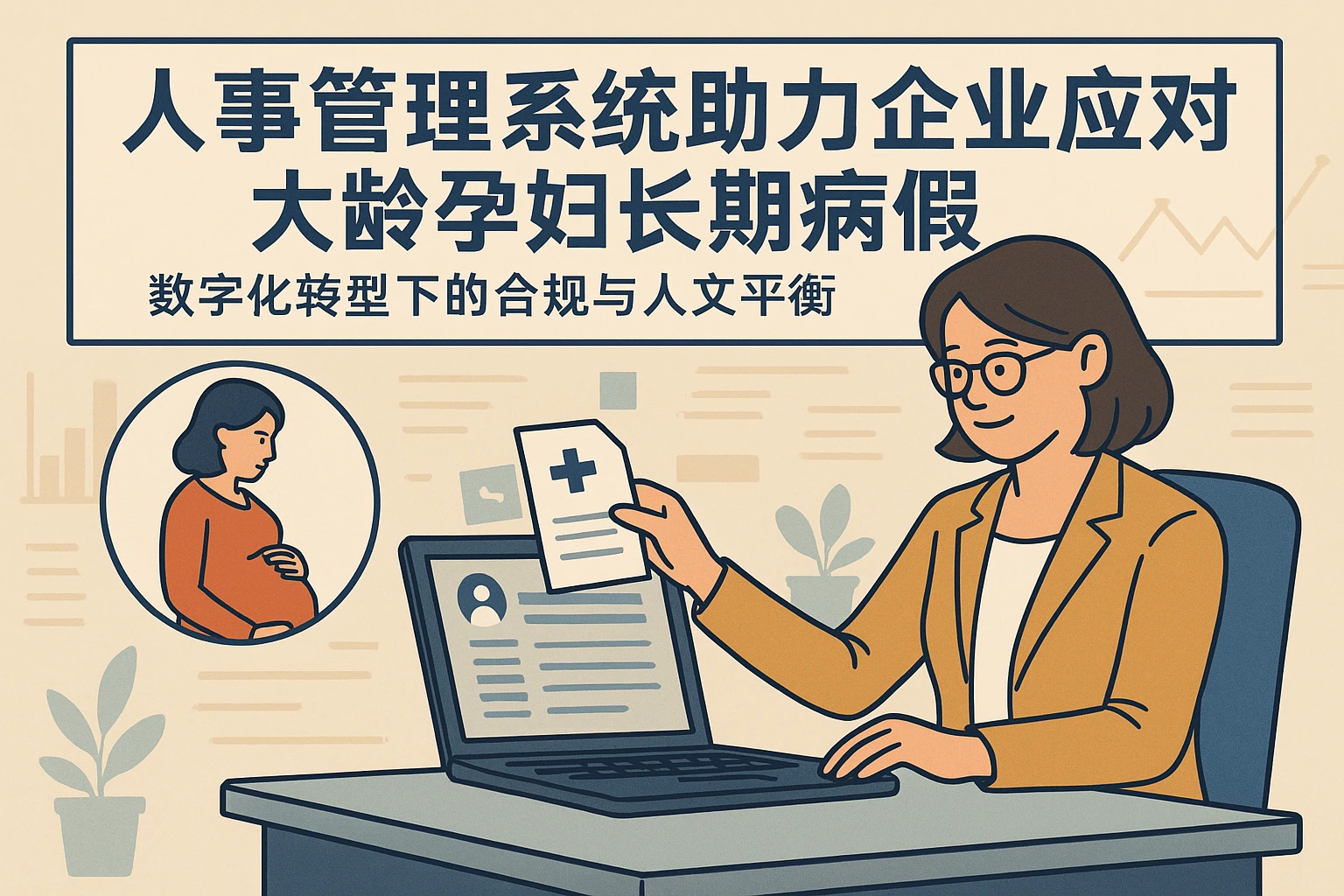 人事管理系统助力企业应对大龄孕妇长期病假：数字化转型下的合规与人文平衡