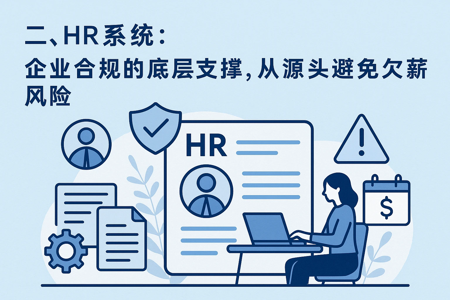 二、HR系统：企业合规的底层支撑，从源头避免欠薪风险